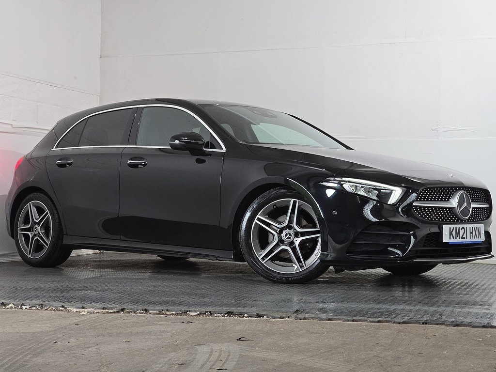 Mercedes-Benz A Class A200d Amg Line KM21HXN Black #2
