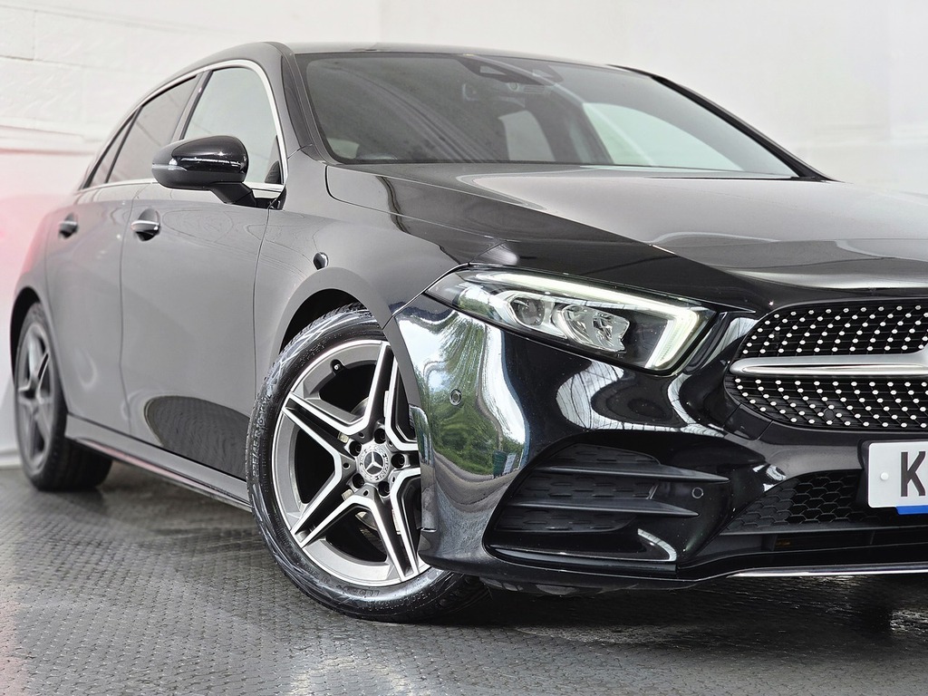 Mercedes-Benz A Class A200d Amg Line KM21HXN Black #5