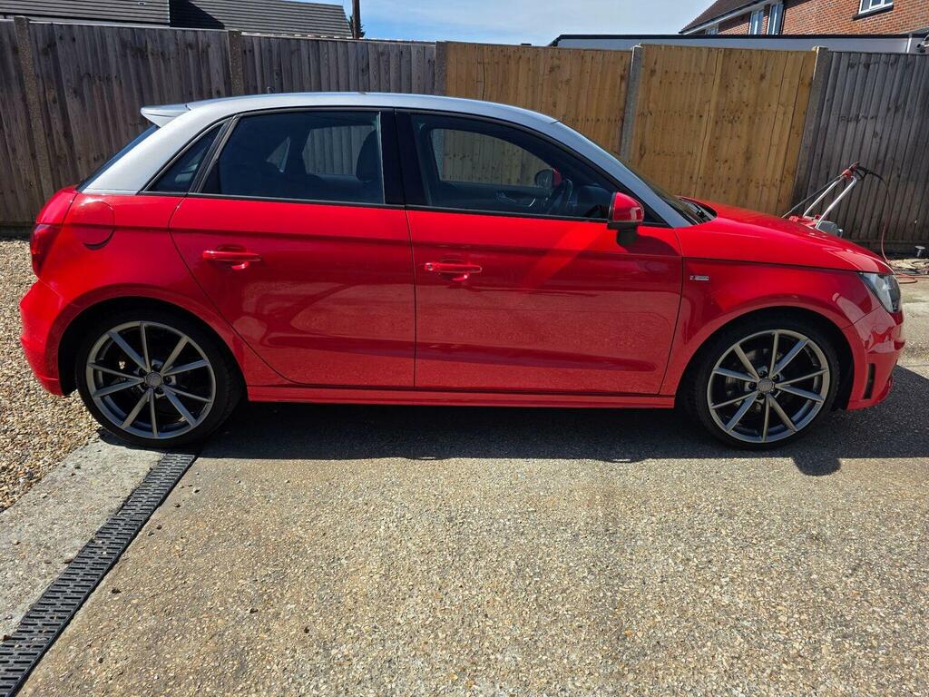 Audi A1 Hatchback 1.6 Tdi S Line Sportback Euro 5 Ss Red #2