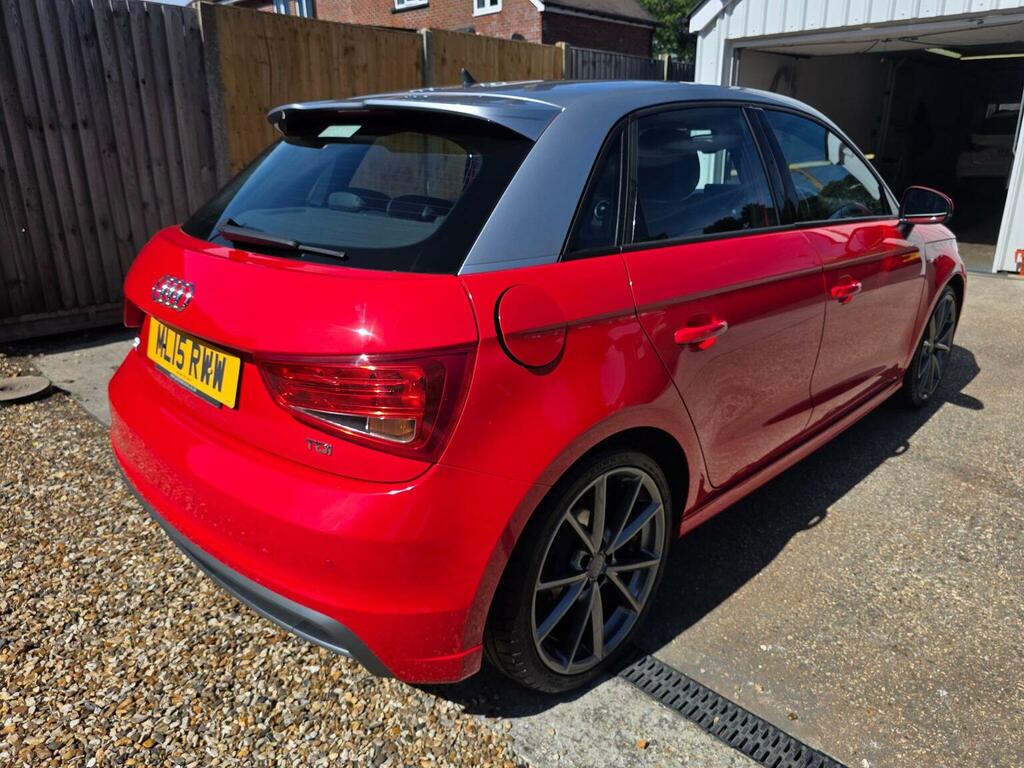 Audi A1 Hatchback 1.6 Tdi S Line Sportback Euro 5 Ss Red #3