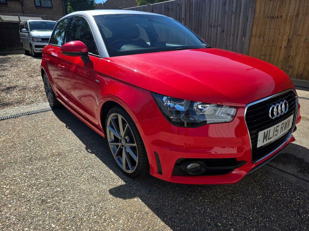 Audi A1 Hatchback 1.6 Tdi S Line Sportback Euro 5 Ss Red