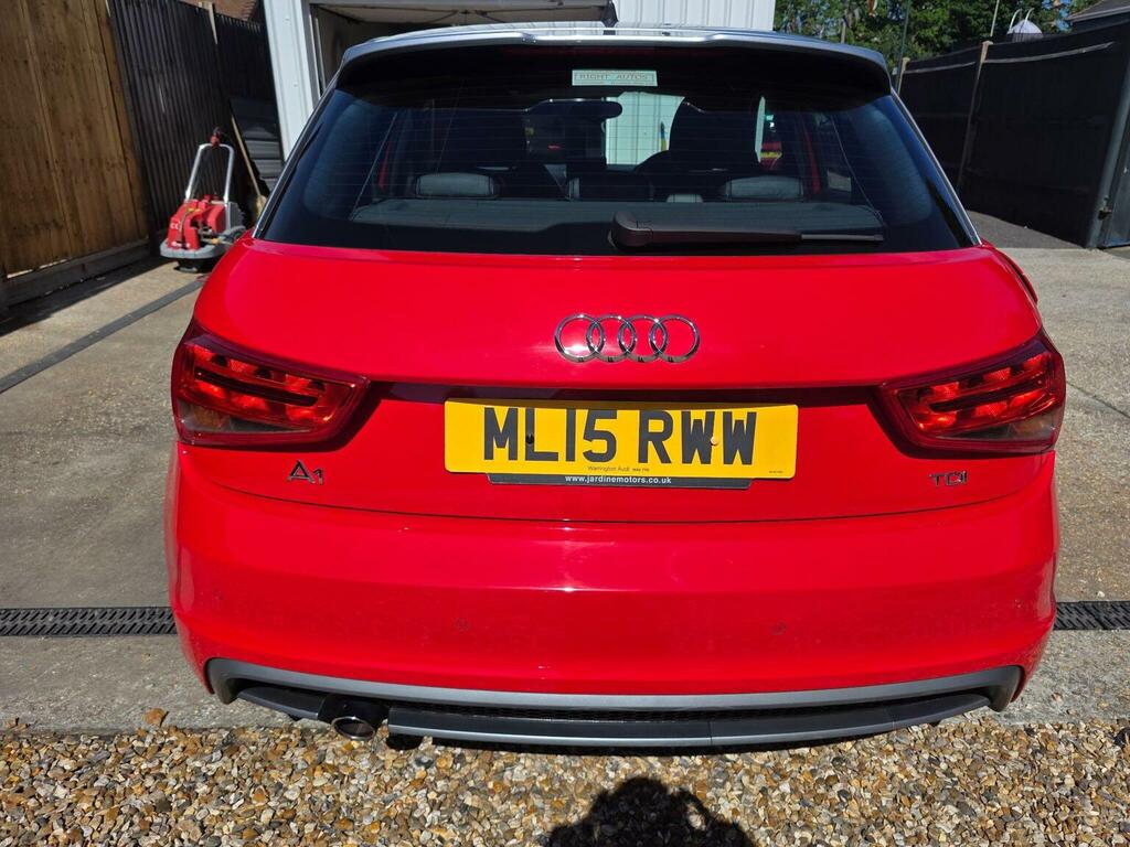 Audi A1 Hatchback 1.6 Tdi S Line Sportback Euro 5 Ss Red #4