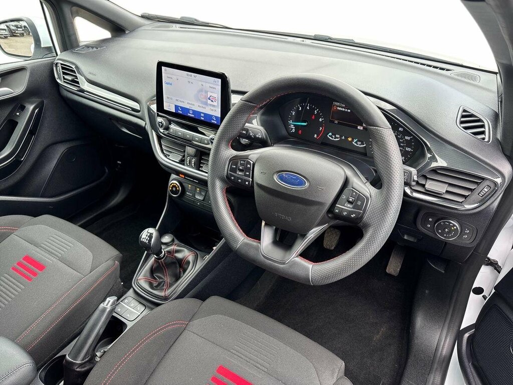 Ford Fiesta 1.0T Ecoboost St-line - 2023 23 YA23PVP White #6