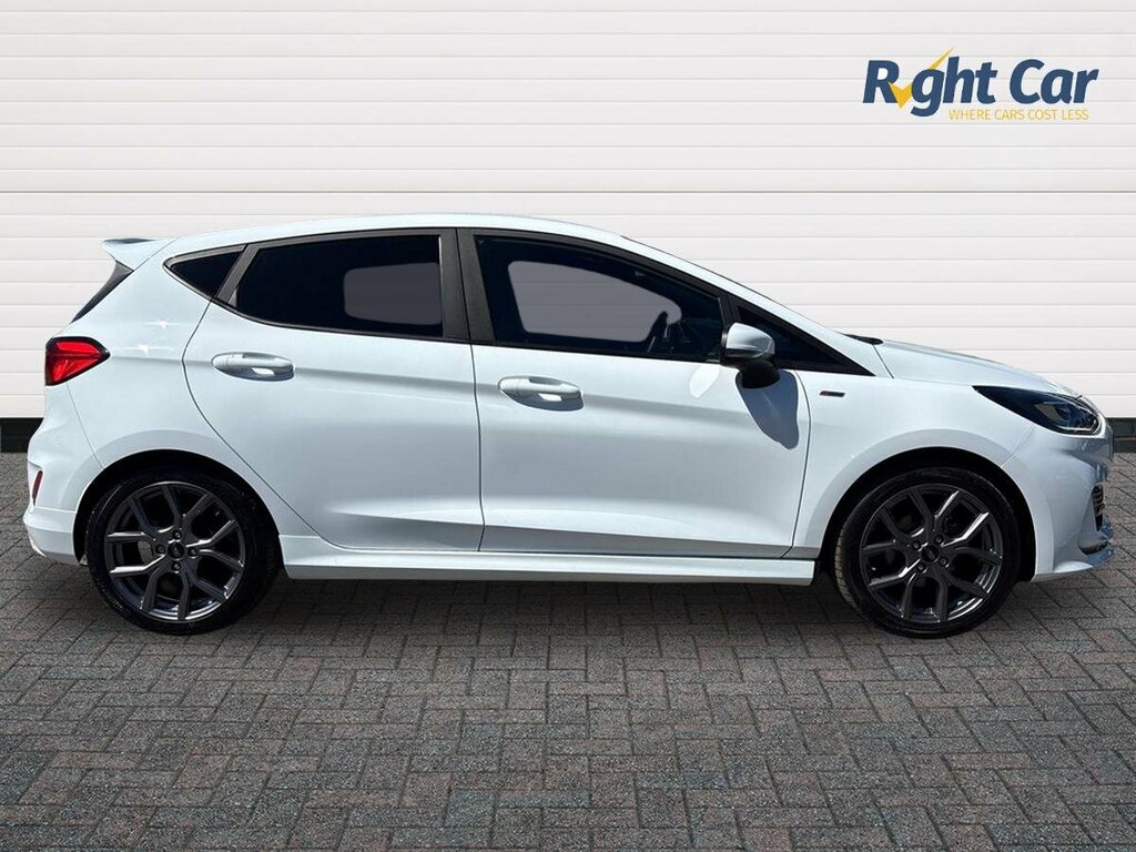 Ford Fiesta 1.0T Ecoboost St-line - 2023 AMZ2093 White #4