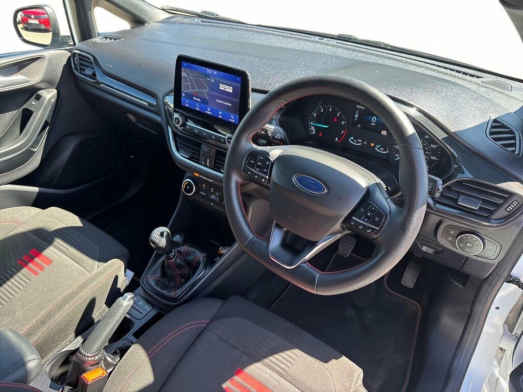 Ford Fiesta 1.0T Ecoboost St-line - 2023 AMZ2093 White #6