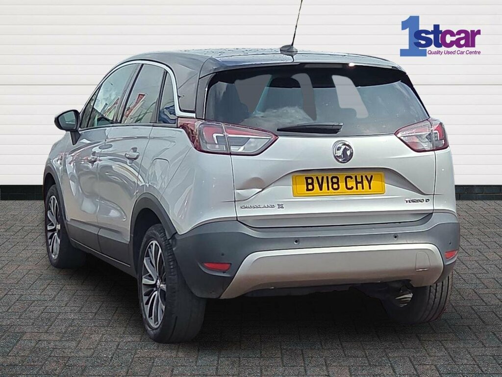 Vauxhall Crossland X 1.6 Turbo D Elite Nav - 2018 18 BV18CHY Silver #3