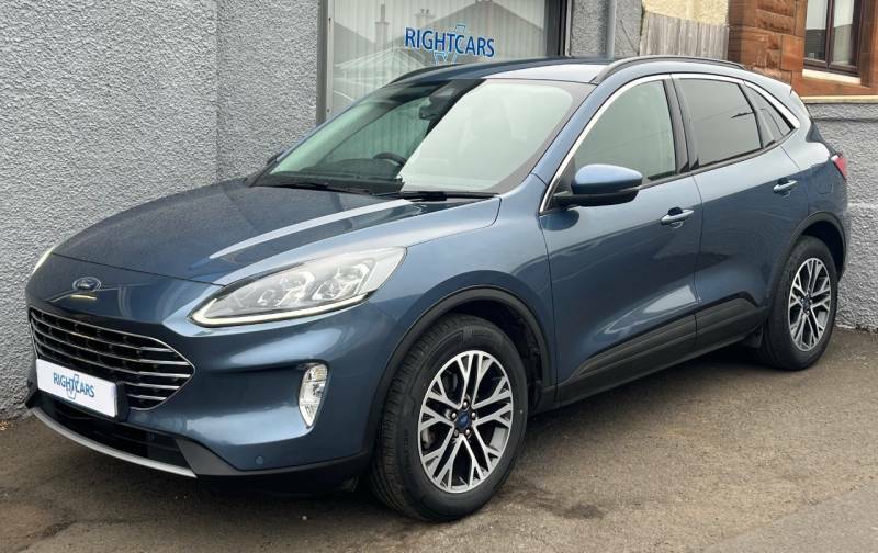 Ford Kuga 1.5 Ecoboost 150 Titanium Edition - 2022 22 WF22JSY Blue #2