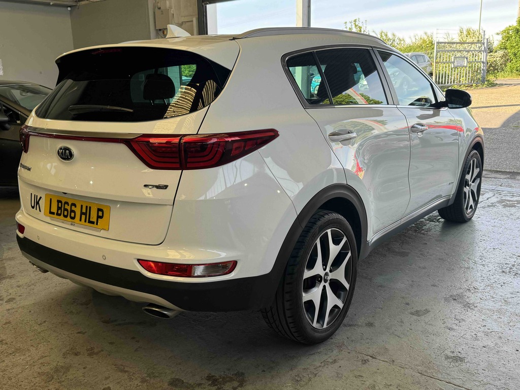 Kia Sportage 2.0 Crdi Gt-line LB66HLP White #6