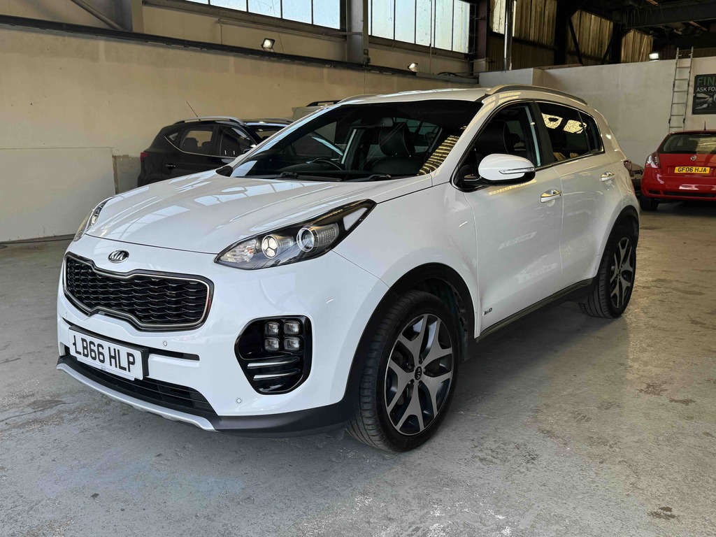 Kia Sportage 2.0 Crdi Gt-line LB66HLP White #3