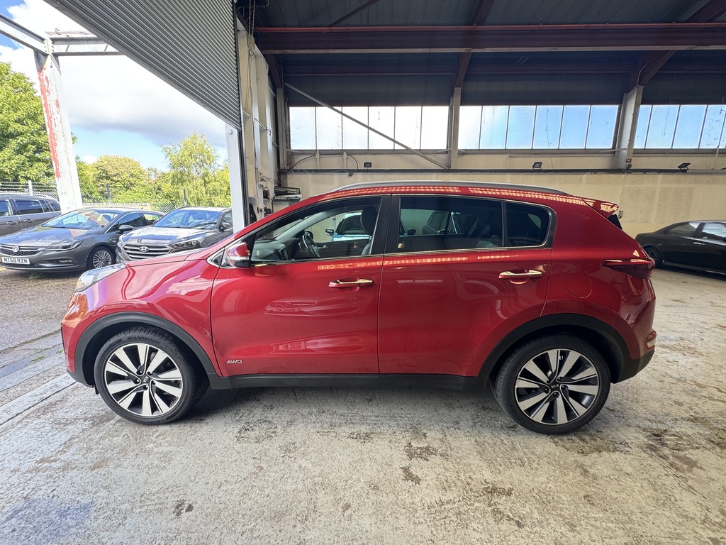 Kia Sportage 2.0 Crdi Kx-4 HG66HHA Red #4