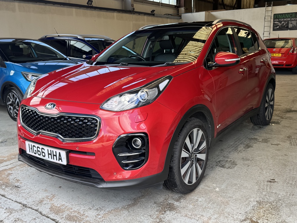 Kia Sportage 2.0 Crdi Kx-4 HG66HHA Red #3