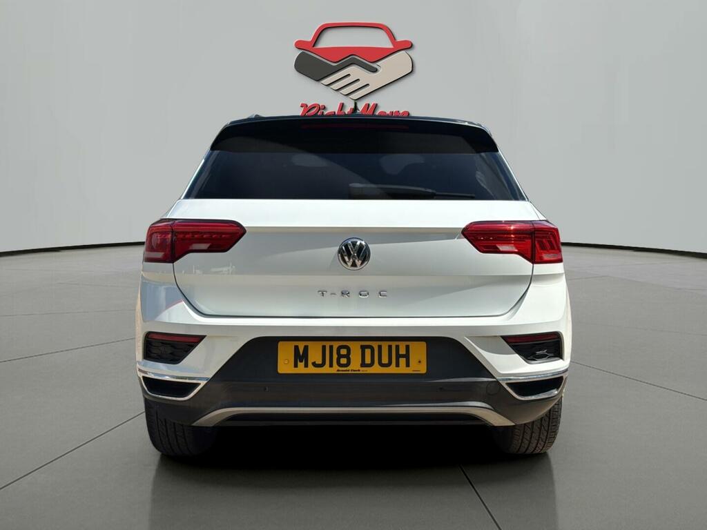 Volkswagen T-Roc 1.0 Tsi Design Euro 6 Ss MJ18DUH White #4