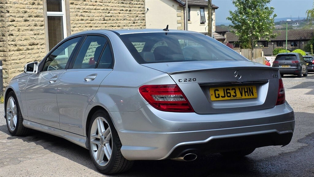 Mercedes-Benz C Class 2.1 Cdi Amg Sport Plus G-tronic Euro 5 Ss Silver #4