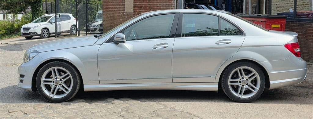 Mercedes-Benz C Class 2.1 Cdi Amg Sport Plus G-tronic Euro 5 Ss Silver #5