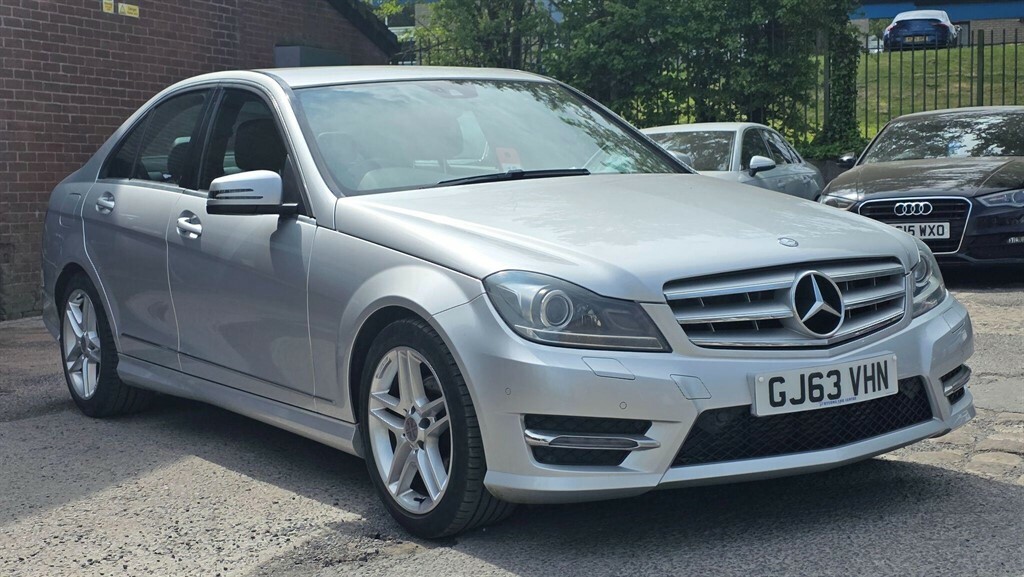Mercedes-Benz C Class 2.1 Cdi Amg Sport Plus G-tronic Euro 5 Ss Silver