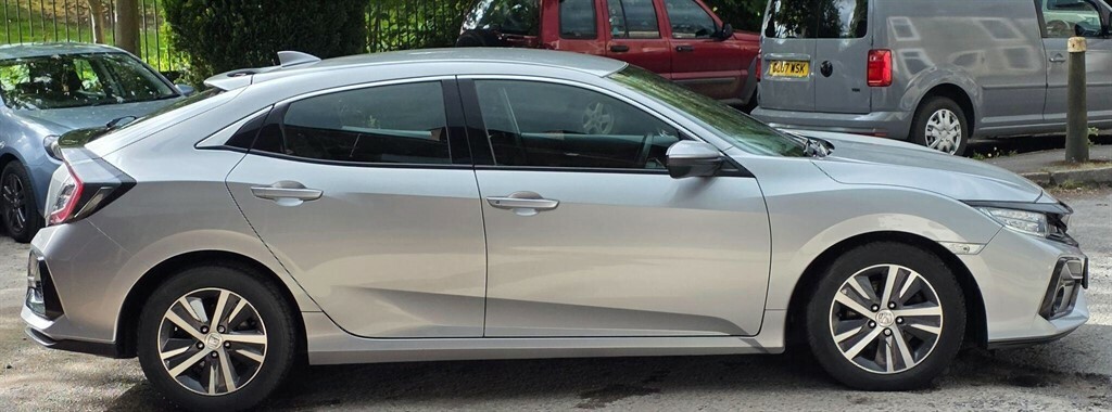 Honda Civic 1.6 I-dtec S Hatchback Euro 6 S Silver #5