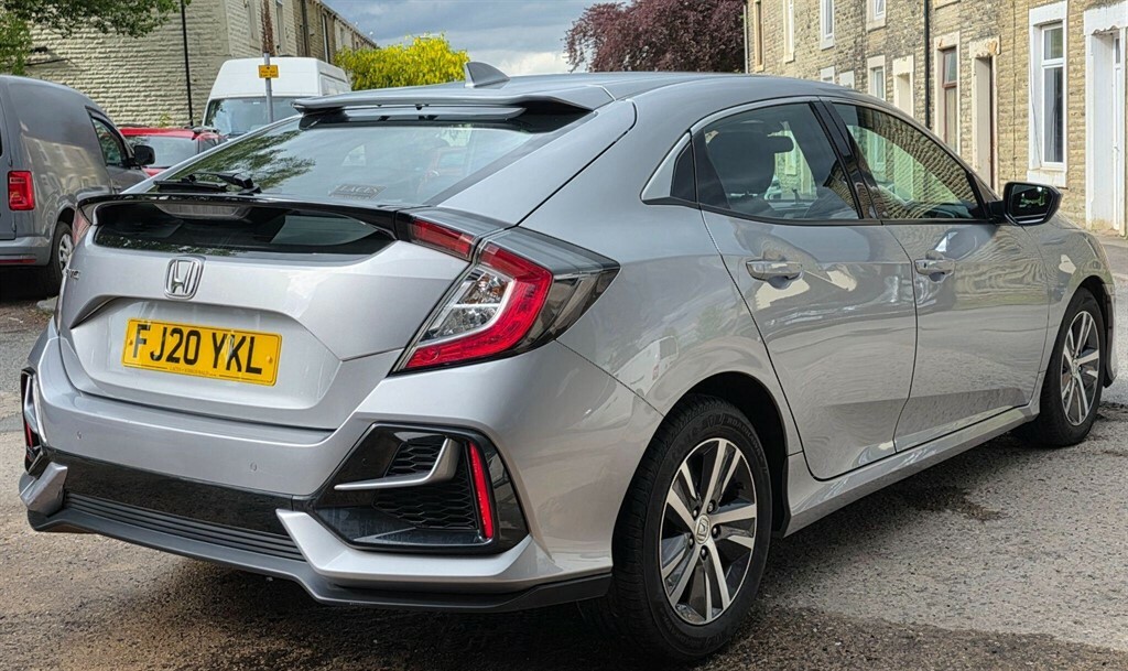 Honda Civic 1.6 I-dtec S Hatchback Euro 6 S Silver #6