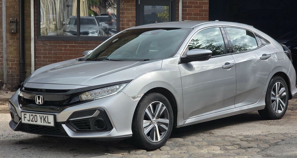 Honda Civic 1.6 I-dtec S Hatchback Euro 6 S Silver #3
