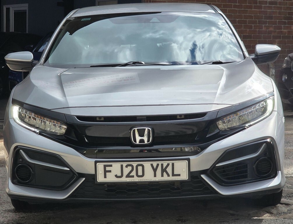 Honda Civic 1.6 I-dtec S Hatchback Euro 6 S Silver #2