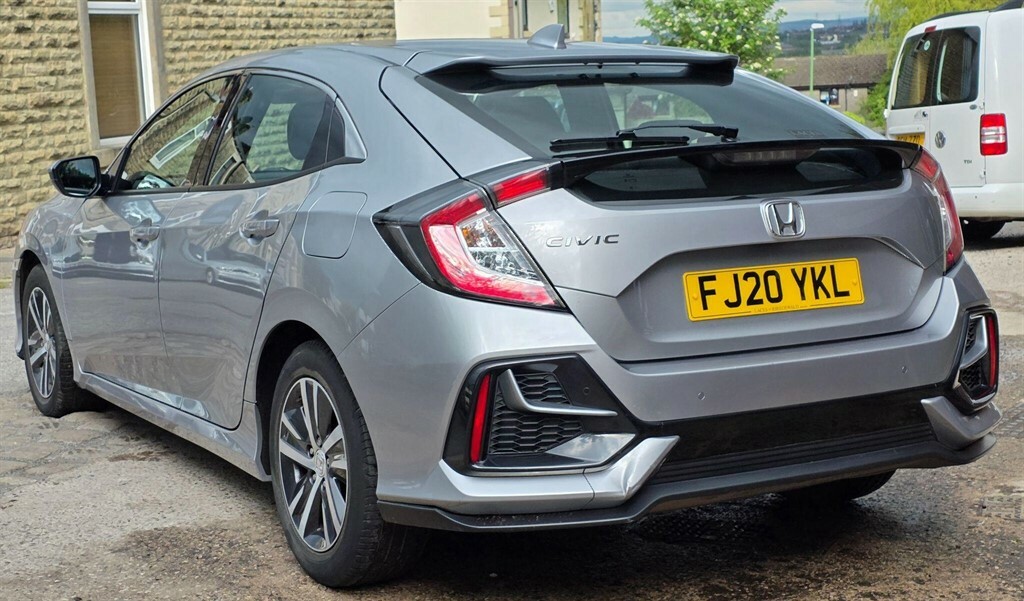 Honda Civic 1.6 I-dtec S Hatchback Euro 6 S Silver #4