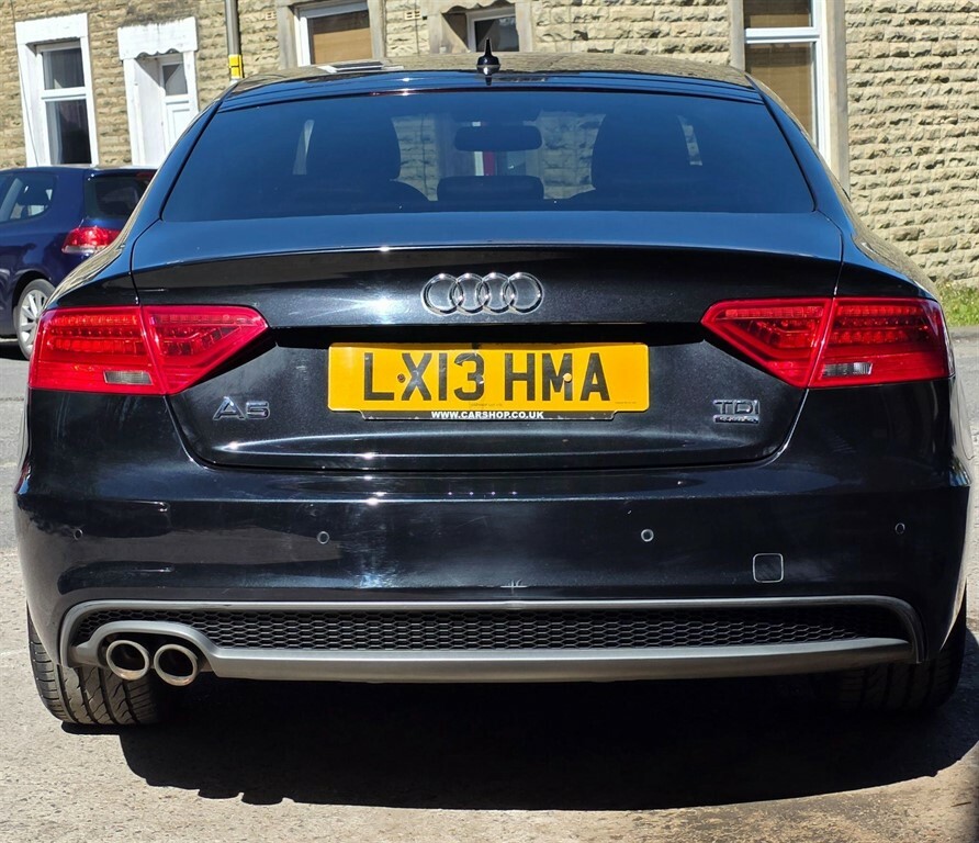 Audi A5 2.0 Tdi Black Edition Sportback Quattro Euro 5 S Black #6