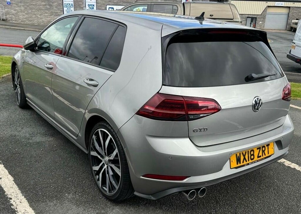 Volkswagen Golf 2.0 Tdi Gtd Dsg Euro 6 Ss WX18ZRT Silver #3