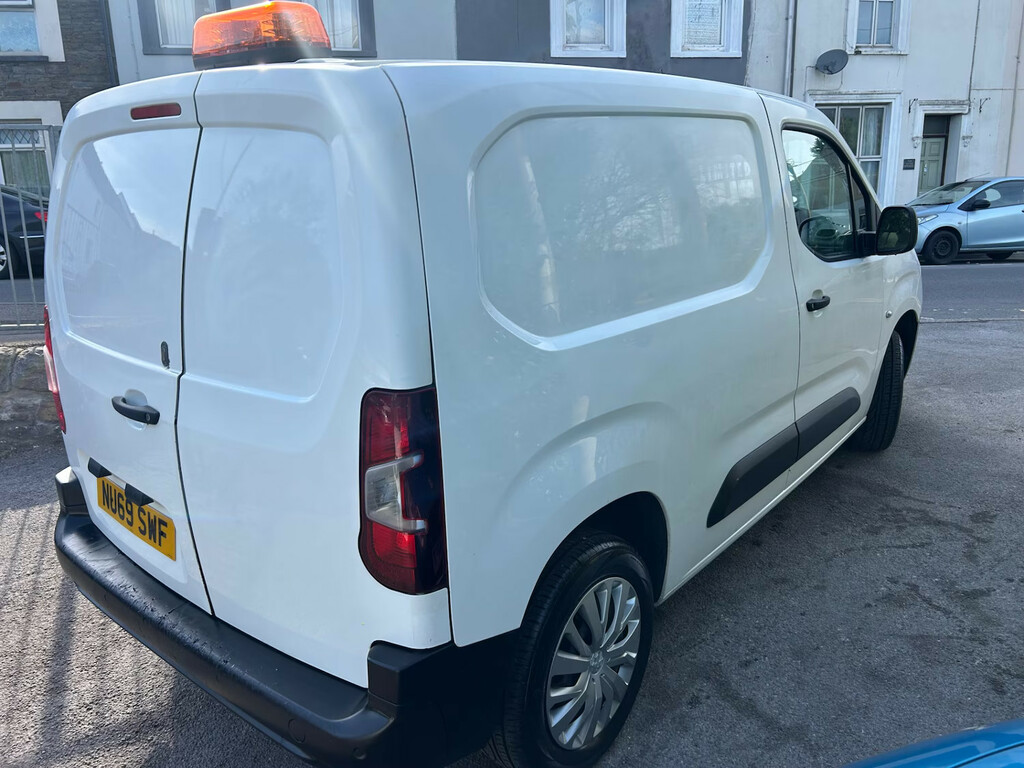 Peugeot Partner 1000 1.5 Bluehdi 100 Professional Van Excellent Th NU69SWF White #6