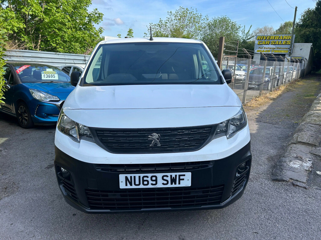 Peugeot Partner 1000 1.5 Bluehdi 100 Professional Van Excellent Th NU69SWF White #2