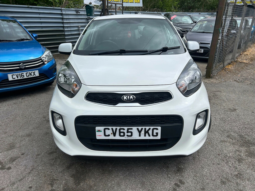 Kia Picanto 1.0 65 Sr7 Top Spec Cheap Road Tax Hatchback P CV65YKG White #2