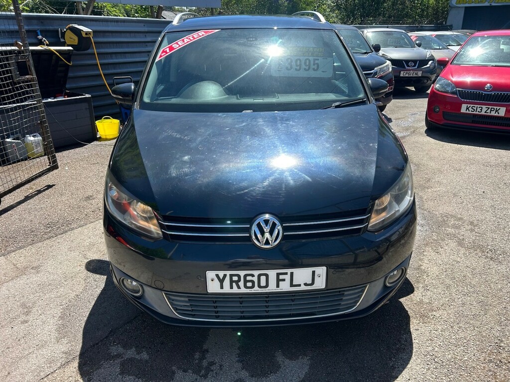 Volkswagen Touran 2.0 Tdi Sport Top Spec Park Assist Seven Seate YR60FLJ Black #2