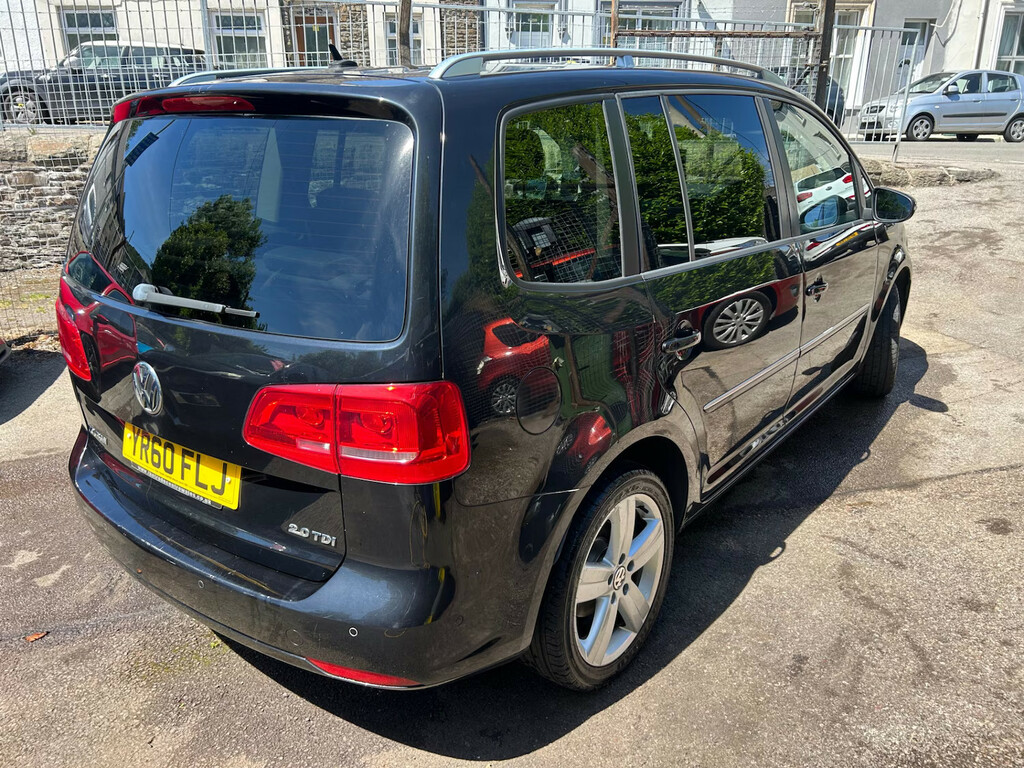 Volkswagen Touran 2.0 Tdi Sport Top Spec Park Assist Seven Seate YR60FLJ Black #5