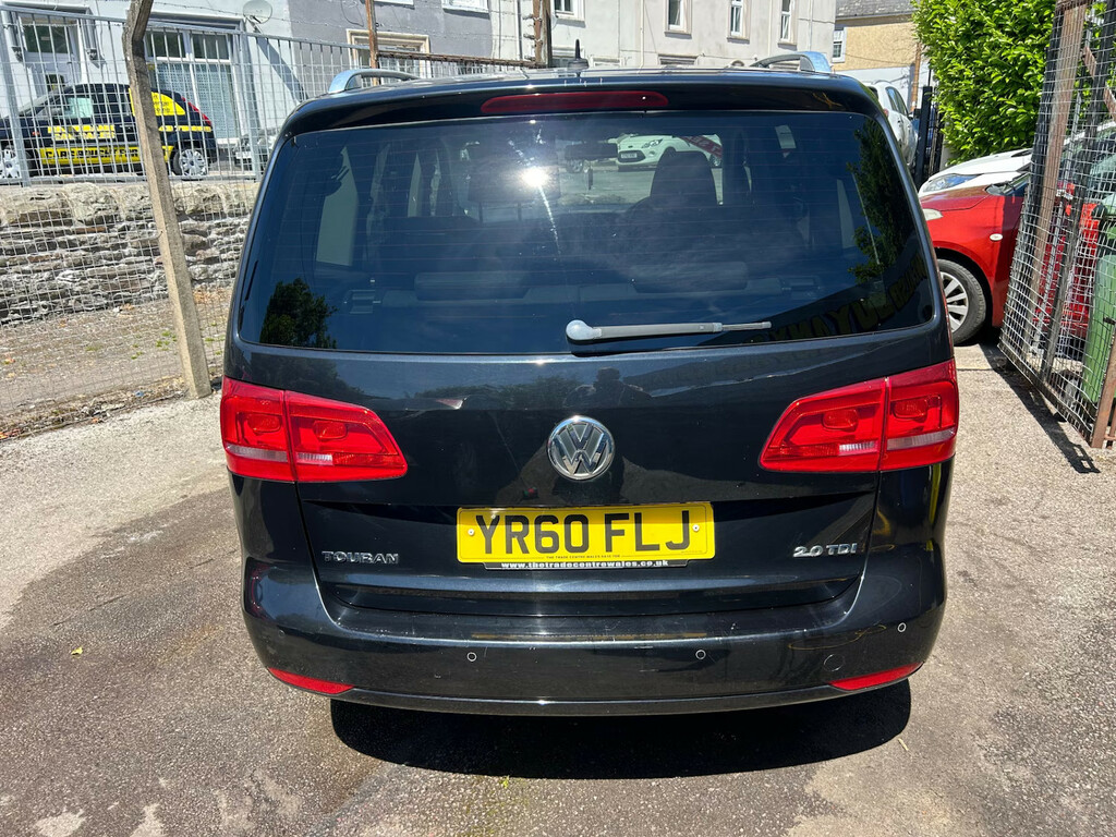 Volkswagen Touran 2.0 Tdi Sport Top Spec Park Assist Seven Seate YR60FLJ Black #4