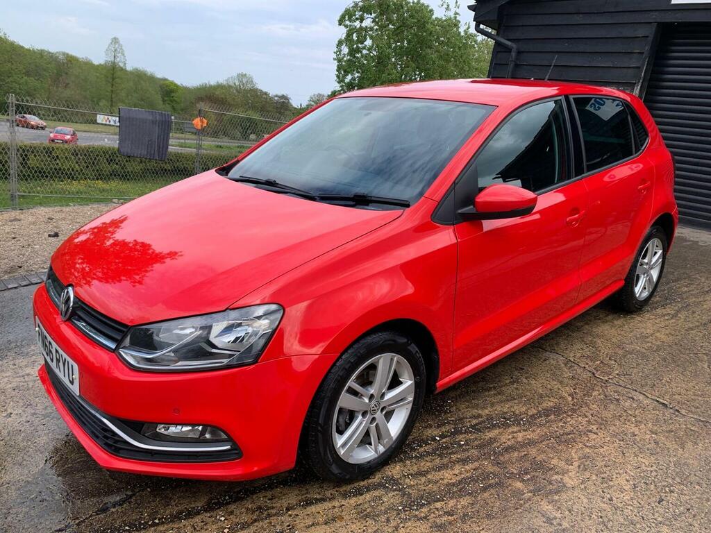 Volkswagen Polo Tsi Bluemotion Tech Match Euro 6 Ss Red
