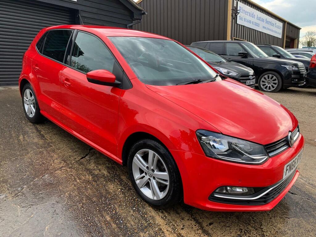 Volkswagen Polo Tsi Bluemotion Tech Match Euro 6 Ss FN66RYU Red #3