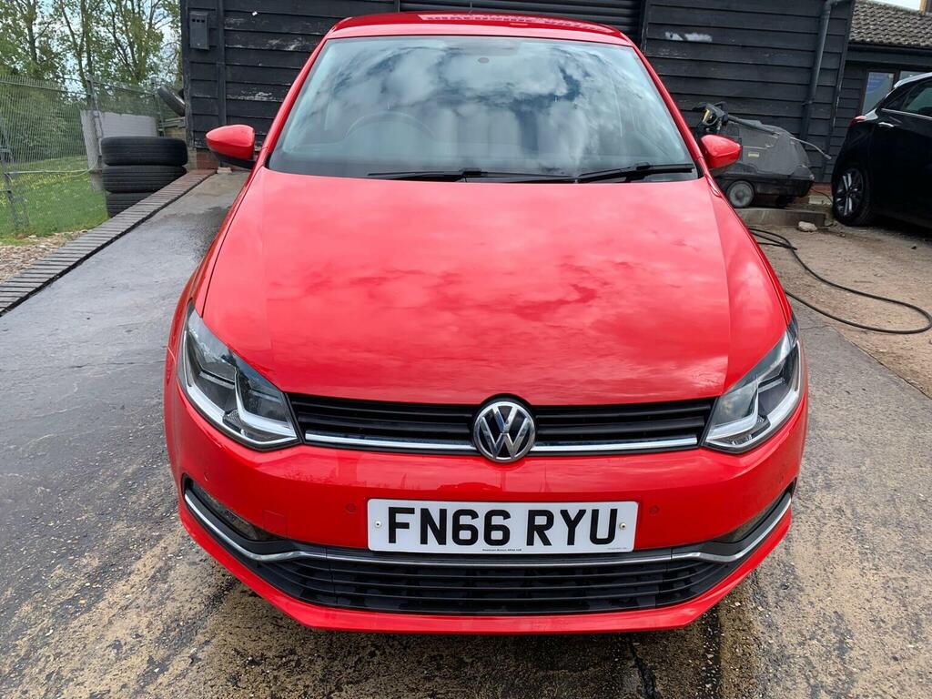 Volkswagen Polo Tsi Bluemotion Tech Match Euro 6 Ss FN66RYU Red #2
