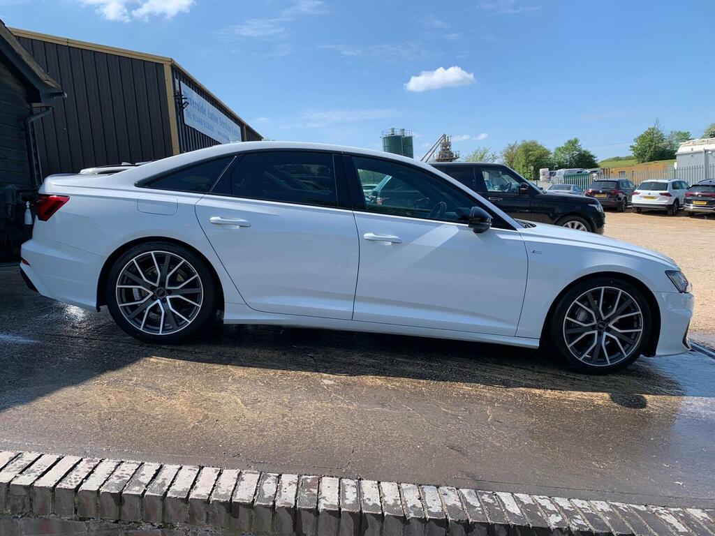 Audi A6 Saloon Tdi 40 Black Edition S Tronic Euro 6 Ss White #4
