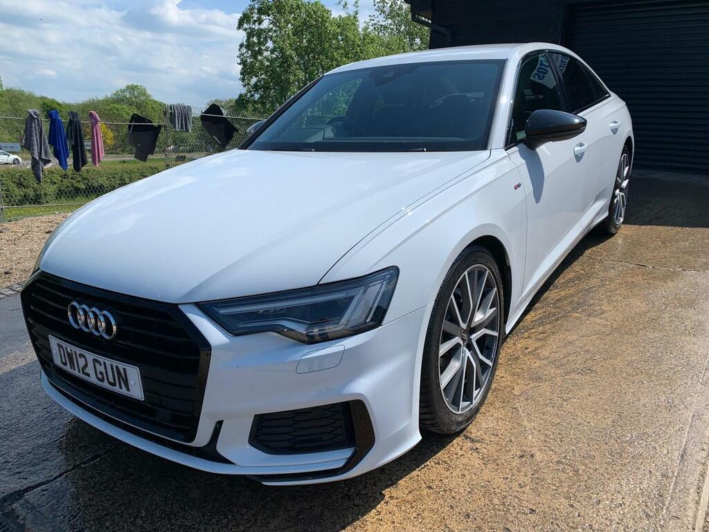 Audi A6 Saloon Tdi 40 Black Edition S Tronic Euro 6 Ss White