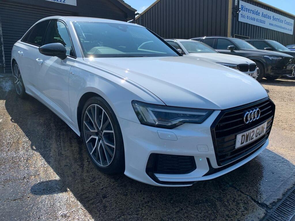 Audi A6 Saloon Tdi 40 Black Edition S Tronic Euro 6 Ss White #3