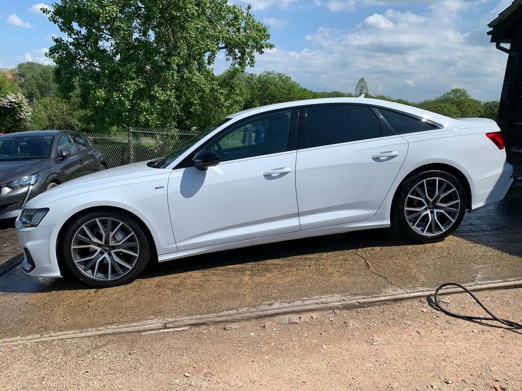Audi A6 Saloon Tdi 40 Black Edition S Tronic Euro 6 Ss White #5