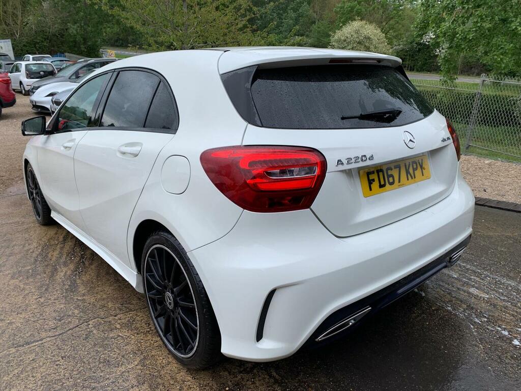 Mercedes-Benz A Class A220d Amg Line 7G-dct 4Matic Euro 6 Ss FD67KPY White #6