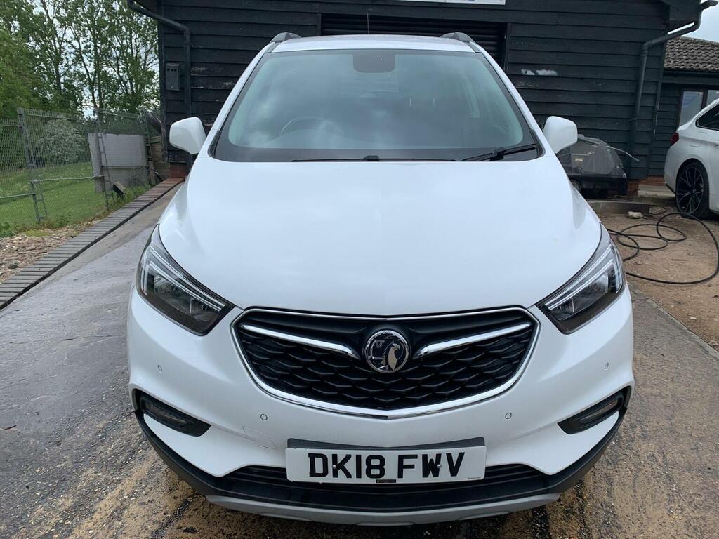 Vauxhall Mokka X Turbo Ecotec Design Nav Euro 6 Ss DK18FWV White #2