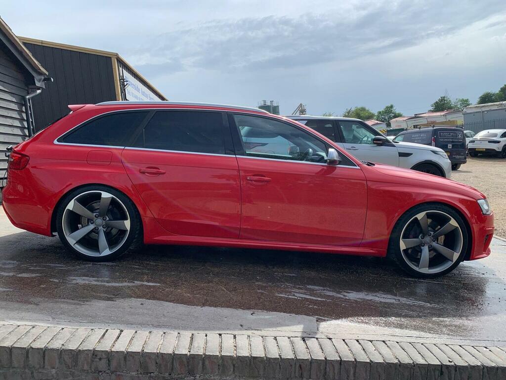 Audi RS4 Avant Fsi V8 Estate S Tronic Quattro Euro 5 CU14FVN Red #4