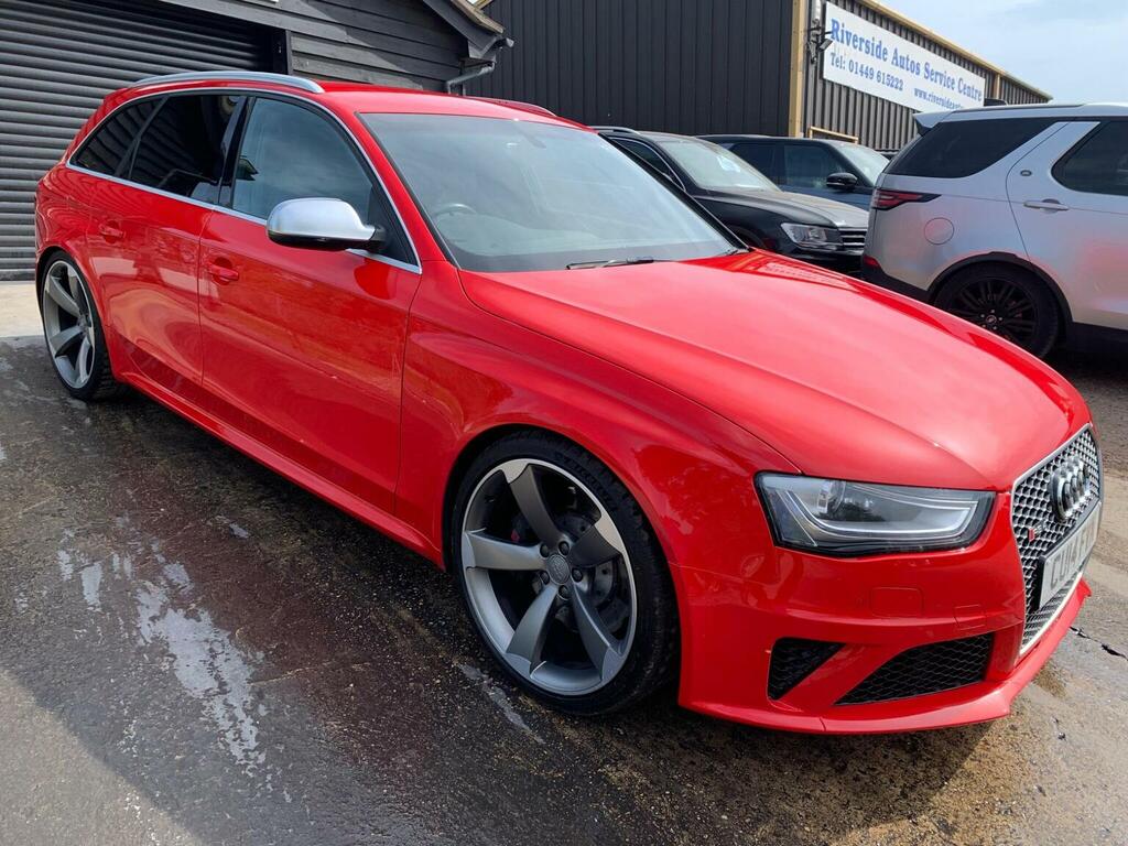 Audi RS4 Avant Fsi V8 Estate S Tronic Quattro Euro 5 CU14FVN Red #3