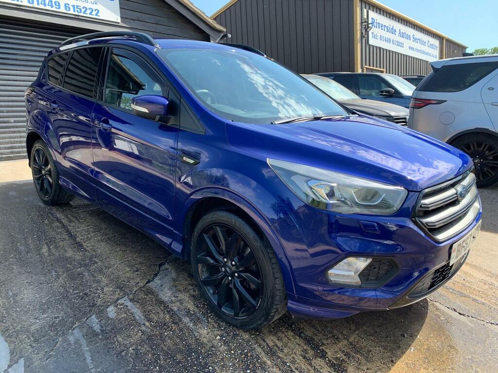 Ford Kuga Tdci Ecoblue St-line Euro 6 Ss BF67HZV Blue #3
