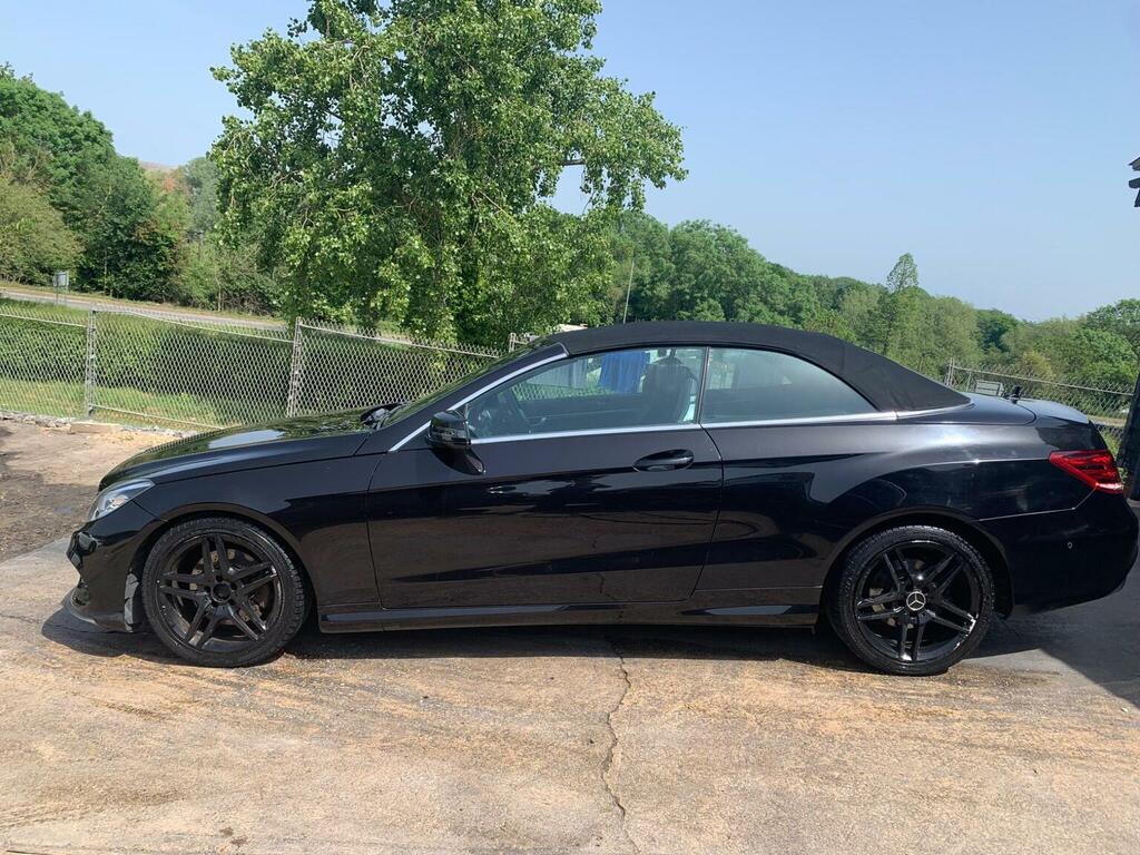 Mercedes-Benz E Class E220 Cdi Amg Sport Cabriolet G-tronic Euro 5 Ss P8YNV Black #5