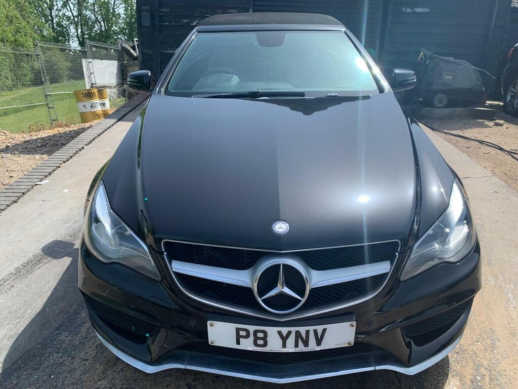 Mercedes-Benz E Class E220 Cdi Amg Sport Cabriolet G-tronic Euro 5 Ss P8YNV Black #2