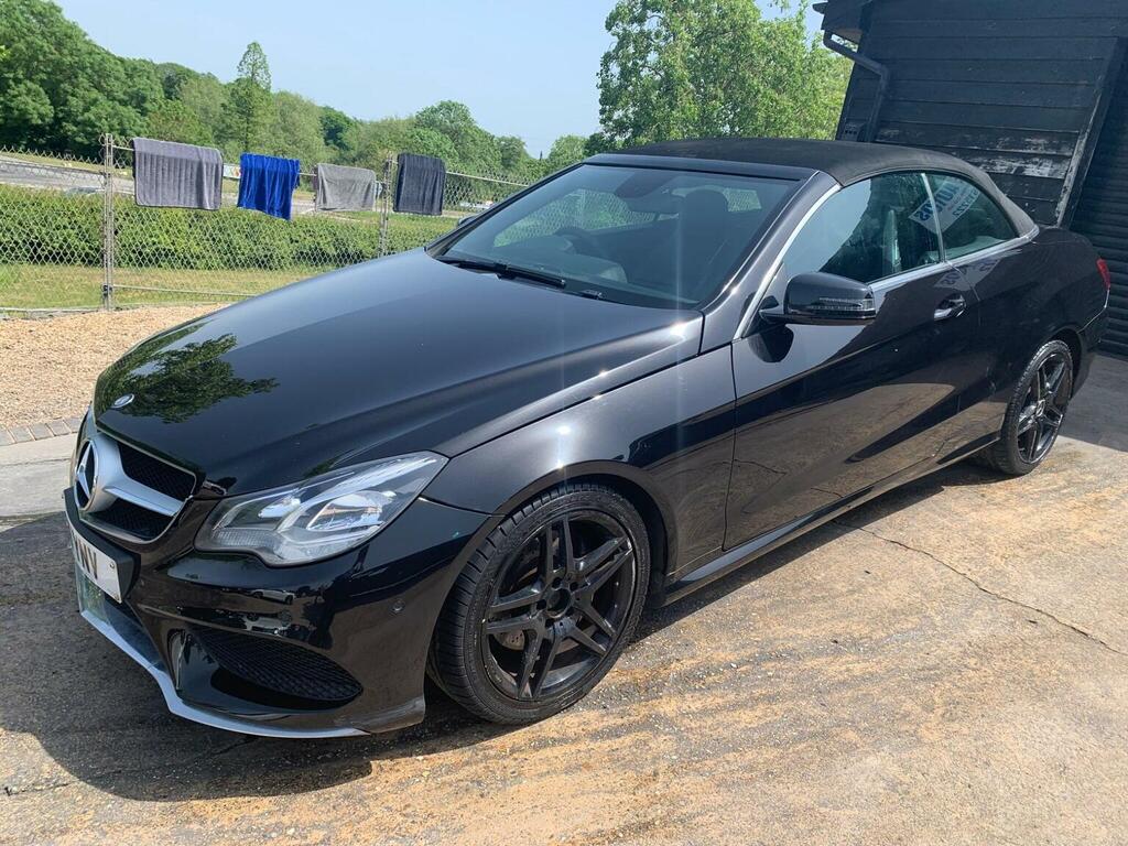 Mercedes-Benz E Class E220 Cdi Amg Sport Cabriolet G-tronic Euro 5 Ss Black