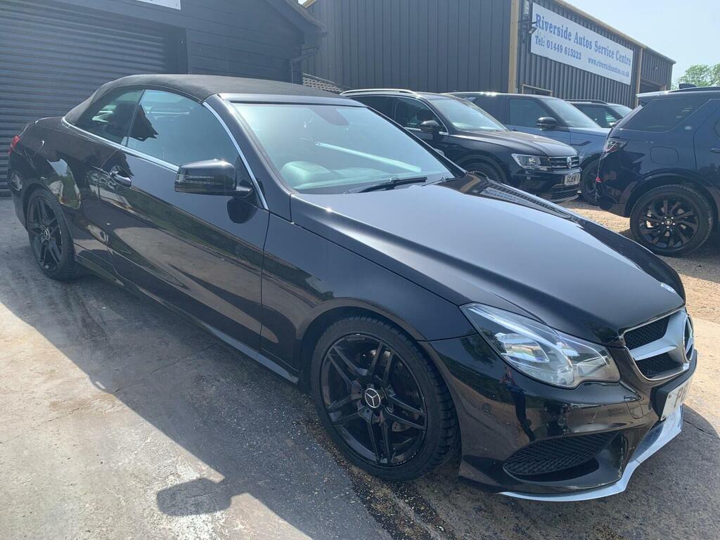 Mercedes-Benz E Class E220 Cdi Amg Sport Cabriolet G-tronic Euro 5 Ss P8YNV Black #3