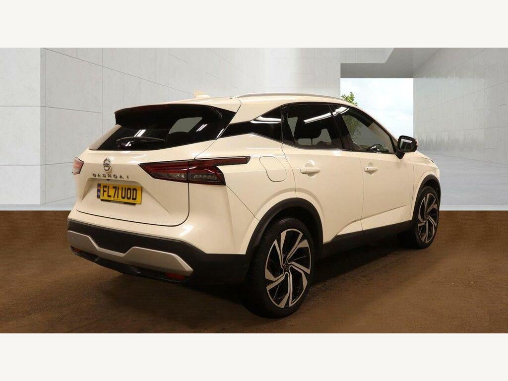 Nissan Qashqai Dig-t Mhev Tekna Euro 6 Ss FL71UOD White #4
