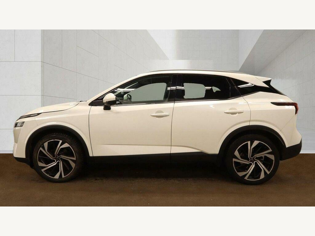 Nissan Qashqai Dig-t Mhev Tekna Euro 6 Ss FL71UOD White #5